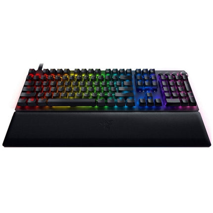 Razer Huntsman V2 Analog RGB Wired Gaming Keyboard with Analog Optical Switches (Red) Black - (US Layout)