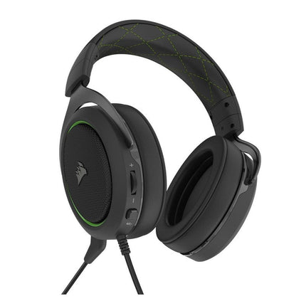 Corsair HS50 PRO STEREO Wired Gaming Headset - Green (EU)