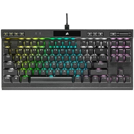 Corsair K70 RGB TKL Champion Series Mechanical Wired Gaming Keyboard - Cherry Mx Red