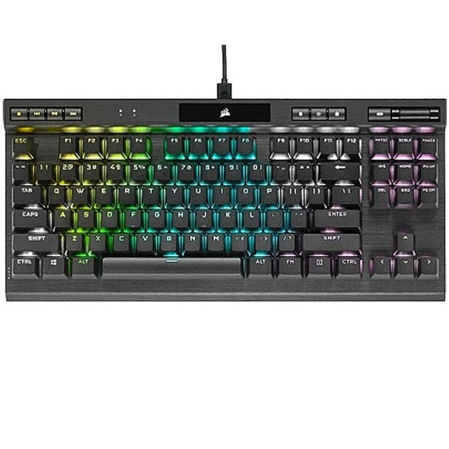 Corsair K70 RGB TKL Champion Series Mechanical Wired Gaming Keyboard - Cherry Mx Red