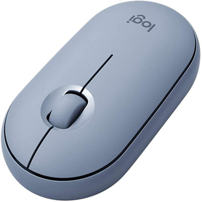Logitech Pebble M350 Wireless Mouse - Blue/Grey