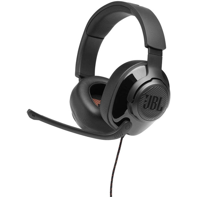 JBL Quantum 200 Wired Over-Ear Gaming Headphones, Black