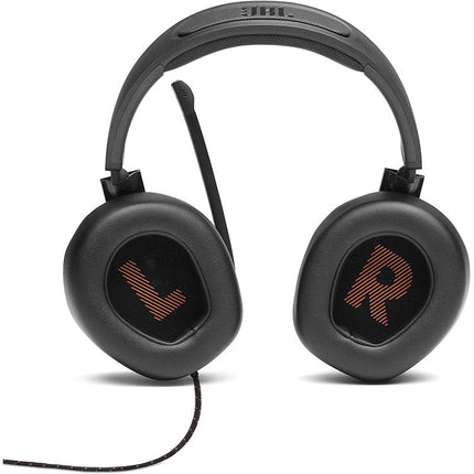 JBL Quantum 200 Wired Over-Ear Gaming Headphones, Black