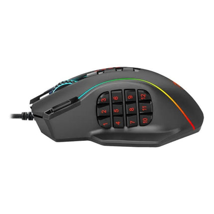 Redragon M901 Perdiction 4 Wired RGB Gaming Mouse - Black