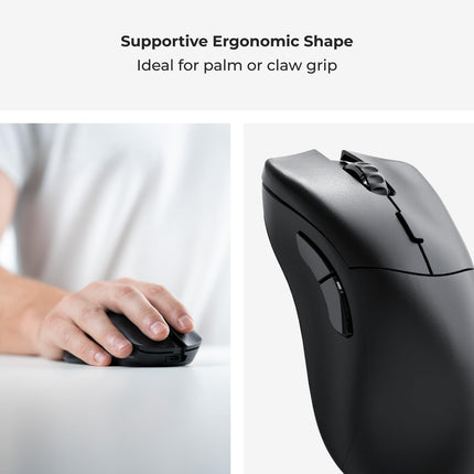 Glorious Model D 2 PRO 4K/8K Wireless RGB Gaming Mouse - Black