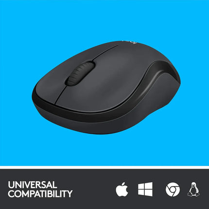 Logitech M221 Mouse Ambidextrous RF Wireless Optical 1000 DPI