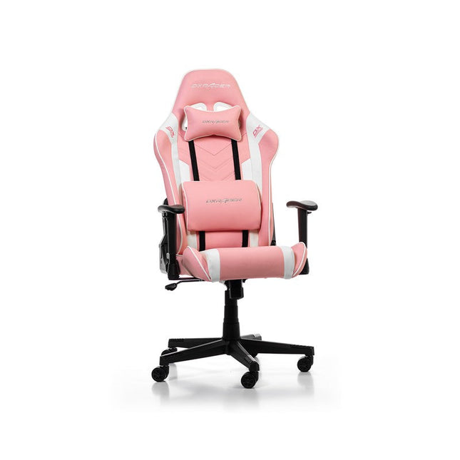 DXRacer P132 Prince Series Gaming Chair - Pink/White