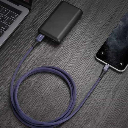 Aukey Kevlar Core MFi Lightning To USB-A Cable, 1.2 M - Blue