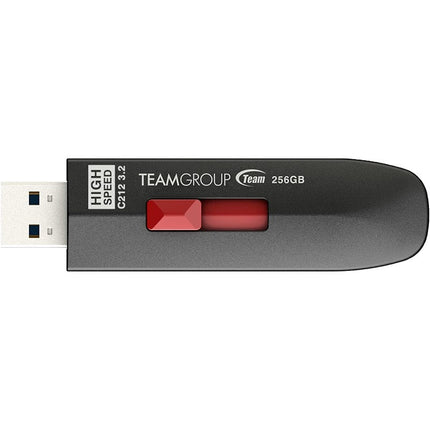 Teamgroup T-Force 256GB C212 Extreme USB 3.2 Gen2 Flash Drive,Compatible with Computer/Laptop/PS4 PS5, Upto 600Mb/a Speed, 3 Years Warranty