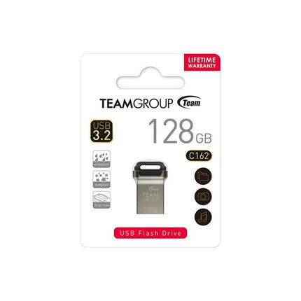Teamgroup T-Force 128GB C162 USB 3.2 Gen 1 Flash Drive, 3 Years Warranty