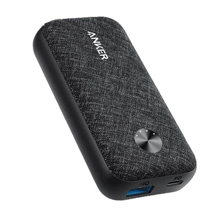 Anker PowerCore Metro 10000mAh PD (25W PD), Black Fabric