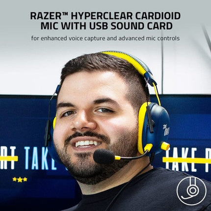 Razer BlackShark V2 Wired Gaming Headset for PC, PS4, PS5, Switch, Xbox - CourageJD Edition