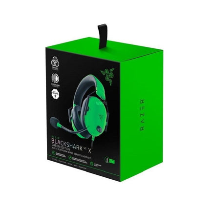 Razer BlackShark V2 X Multi-Platform Wired esports Gaming Headset - Green