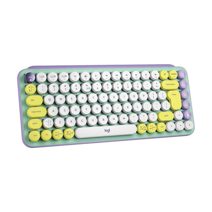 Logitech POP Keys Wireless Mechanical Emoji Keyboard, Arabic