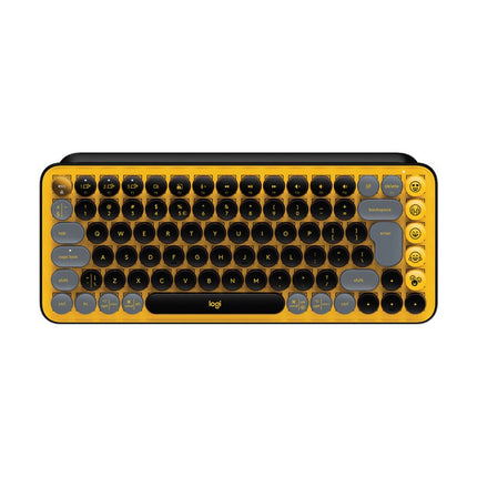 Logitech POP Keys Wireless Mechanical Emoji Keyboard, Arabic