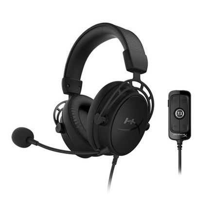 HyperX Cloud Alpha S, 7.1 Surround Sound Wired Gaming Headset for PC, PS5, PS4 - Black