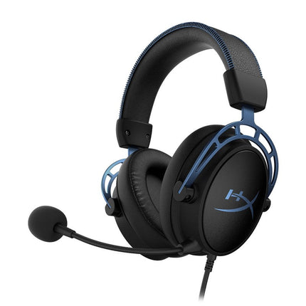 HyperX Cloud Alpha S, 7.1 Surround Sound Wired Gaming Headset for PC, PS5, PS4 - Blue