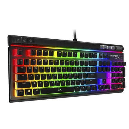 HyperX Alloy Elite 2 Mechanical Wired Gaming Keyboard, HX Red (US Layout) - Black
