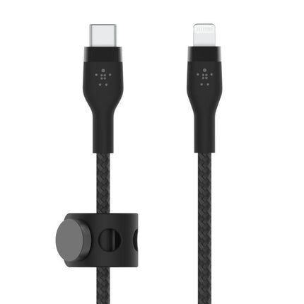 Belkin BoostCharge Pro Flex Braided USB Type C to Lightning Cable, 1 M