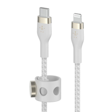 Belkin BoostCharge Pro Flex Braided USB Type C to Lightning Cable, 1 M