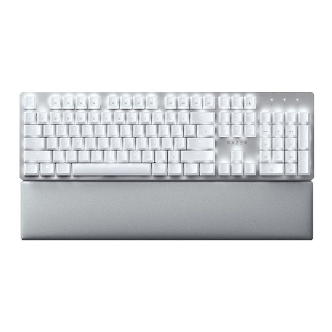 Razer Pro Type Ultra Wireless Mechanical Keyboard - Silent, Linear Switches, Hyperspeed Technology - White