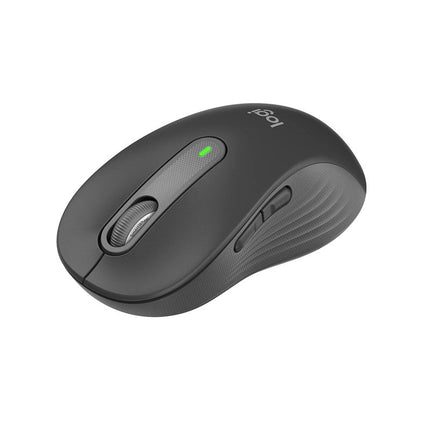 Logitech Signature M650 Wireless Mouse, For Small to Medium Sized Hands, Silent Clicks, 5 Buttons, Bluetooth, Multi-Device Compatibility, 400 DPI, 10 M Range - Graphite