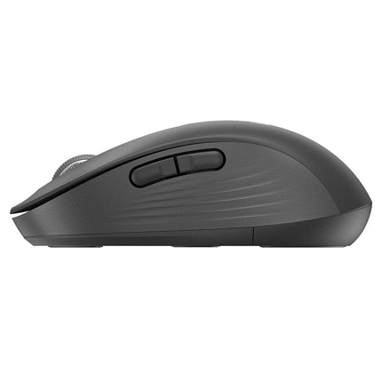 Logitech Signature M650 Wireless Mouse, For Small to Medium Sized Hands, Silent Clicks, 5 Buttons, Bluetooth, Multi-Device Compatibility, 400 DPI, 10 M Range - Graphite