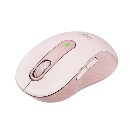Logitech Signature M650 Wireless Mouse, For Small to Medium Sized Hands, Silent Clicks, 5 Buttons, Bluetooth, Multi-Device Compatibility, 400 DPI Nominal Value, 10 M Range - Rose