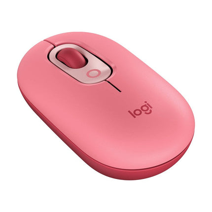 Logitech POP with Emoji Wireless/Bluetooth Mouse - Pink