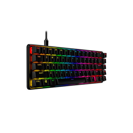 HyperX Alloy Origins 65, HX Red RGB Wired Mechanical Gaming Keyboard (US Layout) – Black