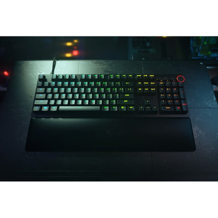 Razer Huntsman V2 Optical Wired Gaming Keyboard Red Linear Optical Switch US Layout - Black