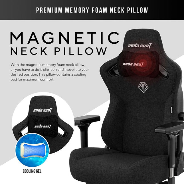 AndaSeat Kaiser 3 Gaming Chair Large - Black Fabric