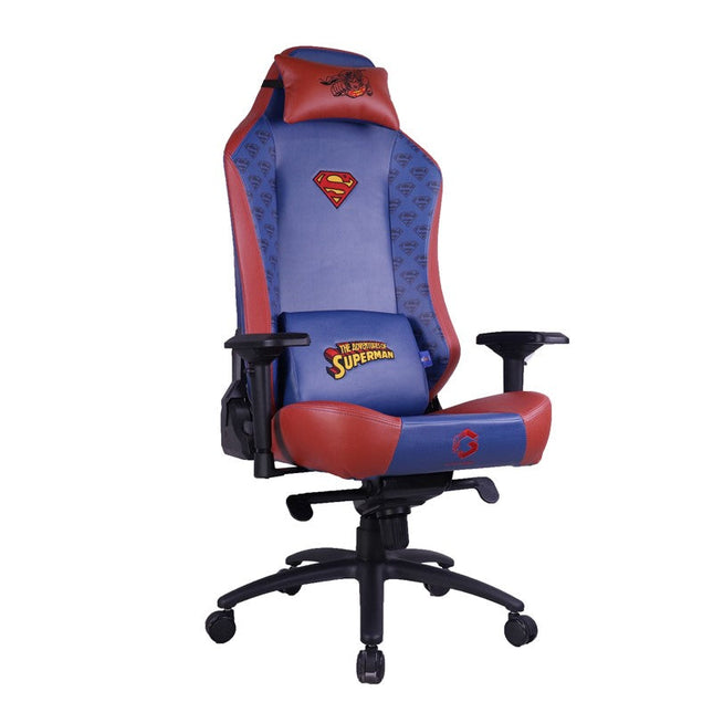 GAMEON Licensed Gaming Chair With Adjustable 4D Armrest & Metal Base - Superman