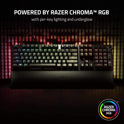 Razer Huntsman V2 Analog RGB Wired Gaming Keyboard with Analog Optical Switches (UK Layout) - Black