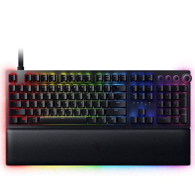 Razer Huntsman V2 Analog RGB Wired Gaming Keyboard with Analog Optical Switches (UK Layout) - Black