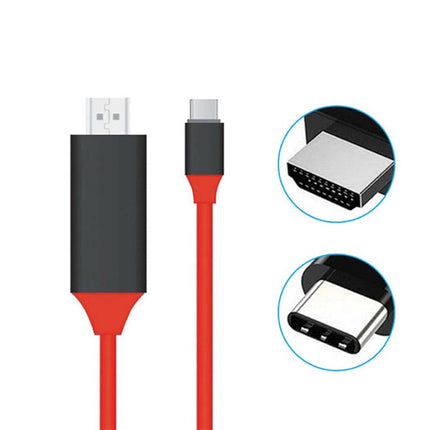 HDMI to Type-C Cable For All Smart Phones & Laptops