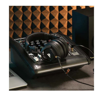 Maonocaster AU-MH601 Studio Monitoring Over Ear Headphone For Music, DJ & Podcast - Black