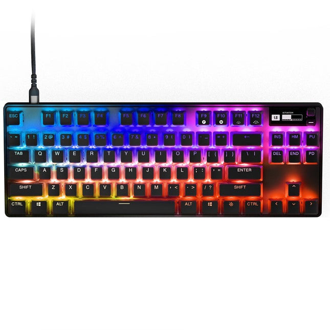 SteelSeries Apex Pro TKL (2023) Wired RGB Mechanical Gaming Keyboard (US Layout) - Black