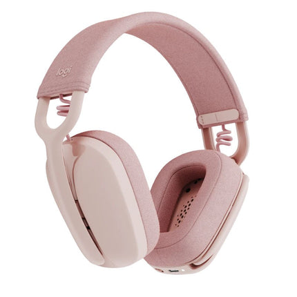 Logitech Zone Vibe 100 Wireless Headset, 40mm Audio Drivers, Bluetooth Connectivity, Upto 30 M Range, Flip-to-Mute Noise-Canceling Mic, 20 Hr Battery Life, Memory Foam & Fabric Cushioning, USB-C