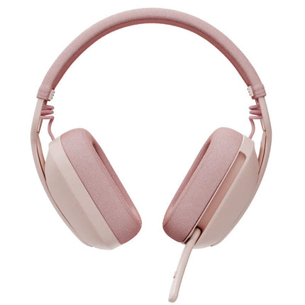 Logitech Zone Vibe 100 Wireless Headset, 40mm Audio Drivers, Bluetooth Connectivity, Upto 30 M Range, Flip-to-Mute Noise-Canceling Mic, 20 Hr Battery Life, Memory Foam & Fabric Cushioning, USB-C