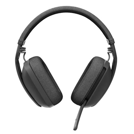 Logitech Zone Vibe 100 Wireless Headset, 40mm Audio Drivers, Bluetooth Connectivity, Upto 30 M Range, Flip-to-Mute Noise-Canceling Mic, 20 Hr Battery Life, Memory Foam & Fabric Cushioning, USB-C