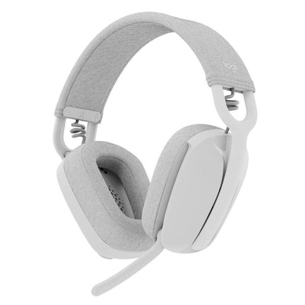 Logitech Zone Vibe 100 Wireless Headset, 40mm Audio Drivers, Bluetooth Connectivity, Upto 30 M Range, Flip-to-Mute Noise-Canceling Mic, 20 Hr Battery Life, Memory Foam & Fabric Cushioning, USB-C