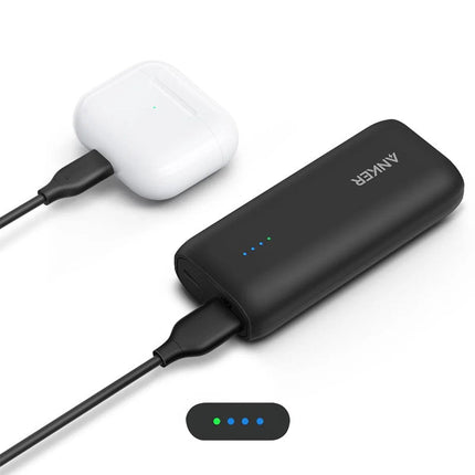Anker 321 Power Bank (PowerCore 5K), 5000mAh Portable Charger, Black