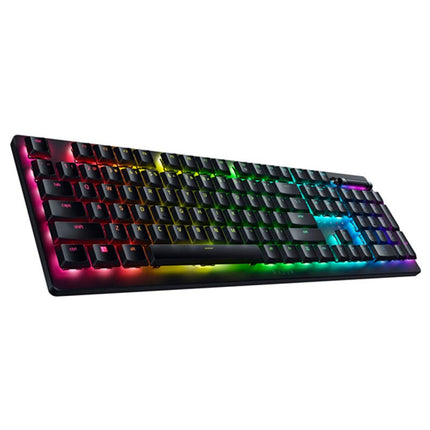 Razer DeathStalker V2 Pro Wireless RGB Optical Gaming Keyboard, Linear Red Switch (US Layout) - Black