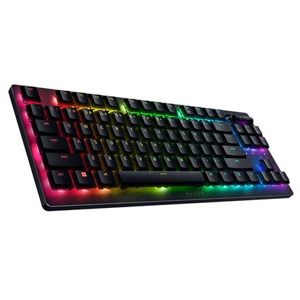 Razer DeathStalker V2 Pro TKL Wireless RGB Optical Gaming Keyboard, Clicky Red Switch (US Layout) - Black