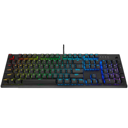 Corsair K60 PRO Low-Profile Wired RGB Mechanical Gaming Keyboard - Black