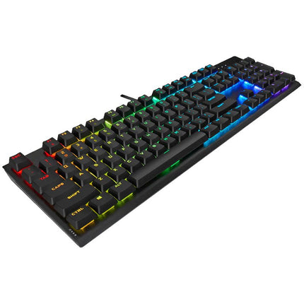 Corsair K60 PRO Low-Profile Wired RGB Mechanical Gaming Keyboard - Black