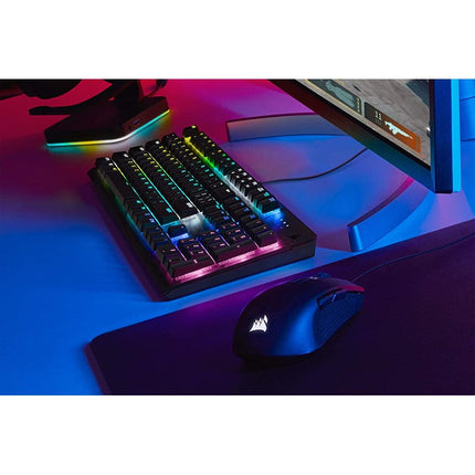 Corsair K60 PRO Low-Profile Wired RGB Mechanical Gaming Keyboard - Black