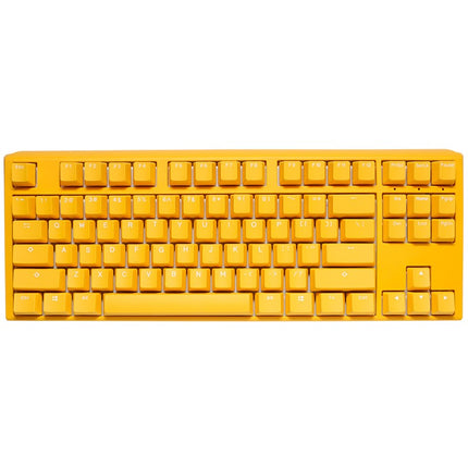 Ducky One 3 Yellow TKL Hot-Swap Wired RGB Mechanical Gaming Keyboard Cherry MX Switches