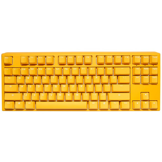 Ducky One 3 Yellow TKL Hot-Swap Wired RGB Mechanical Gaming Keyboard Cherry MX Switches